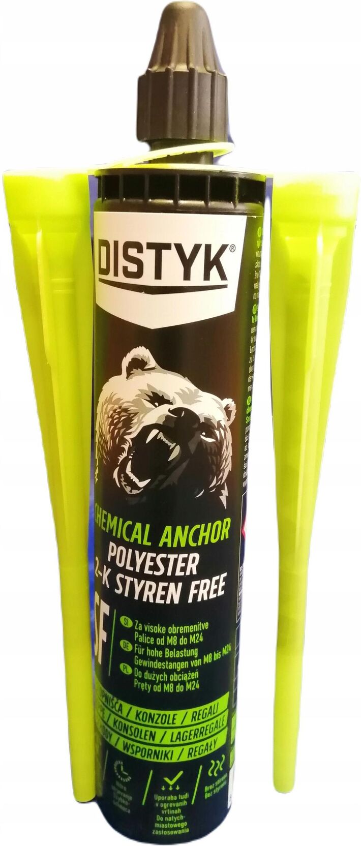 Kotwa chemiczna bez styrenu Poliester SF 300ml Distyk