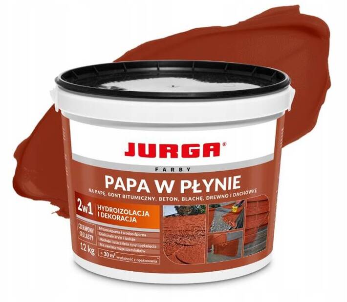 PAPA W PŁYNIE ceglasty czerwony 12kg