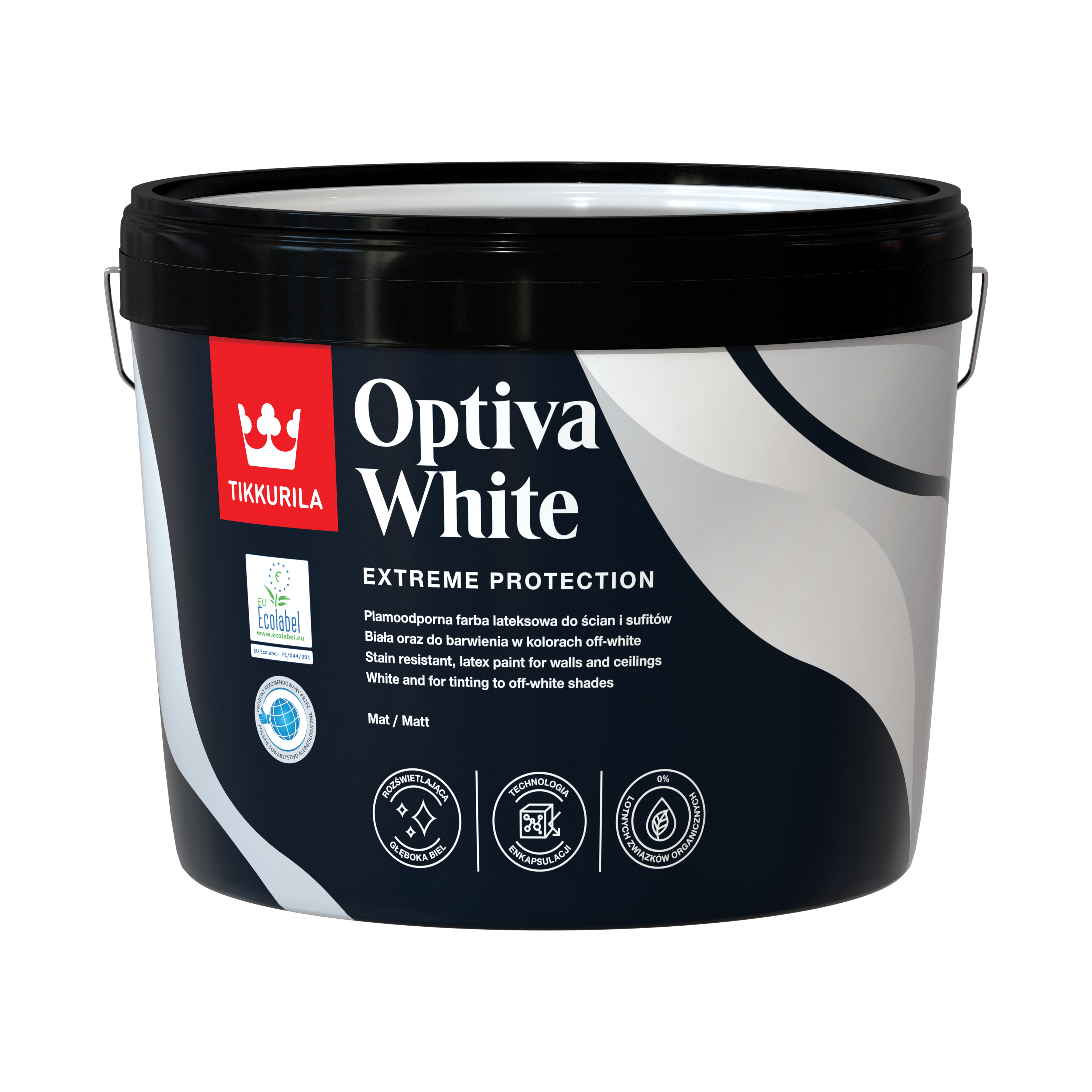 Tikkurila optiva white baza A 9l